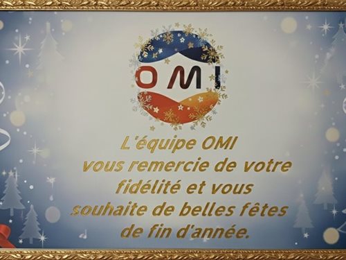 L'équipe OMI vous souhaite de belles fêtes de fin d'année
